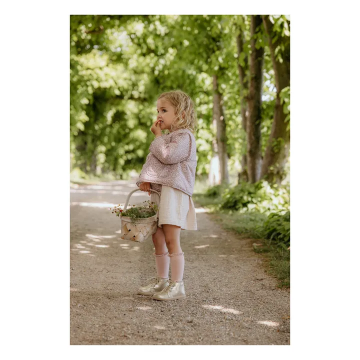 Petit Nord Boots Lacets Scallop | Doré