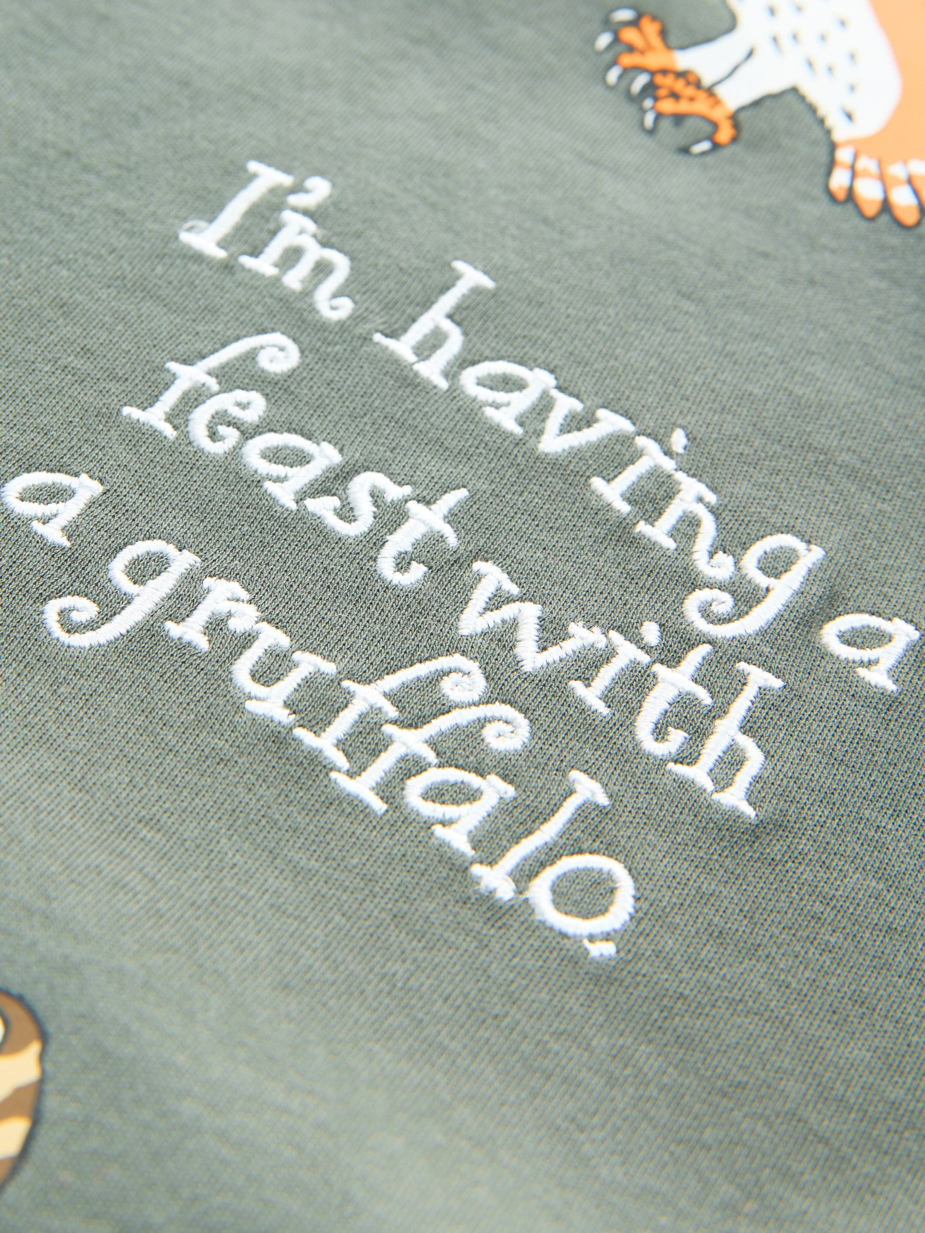 Antracietgrijs/bruin Gruffalo - Single License Snuggle Pyjamas (9mths-9yrs)