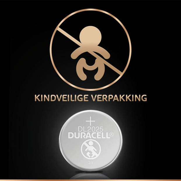 Duracell Specialty lithium knoopcelbatterij - CR2025 - 2 stuks