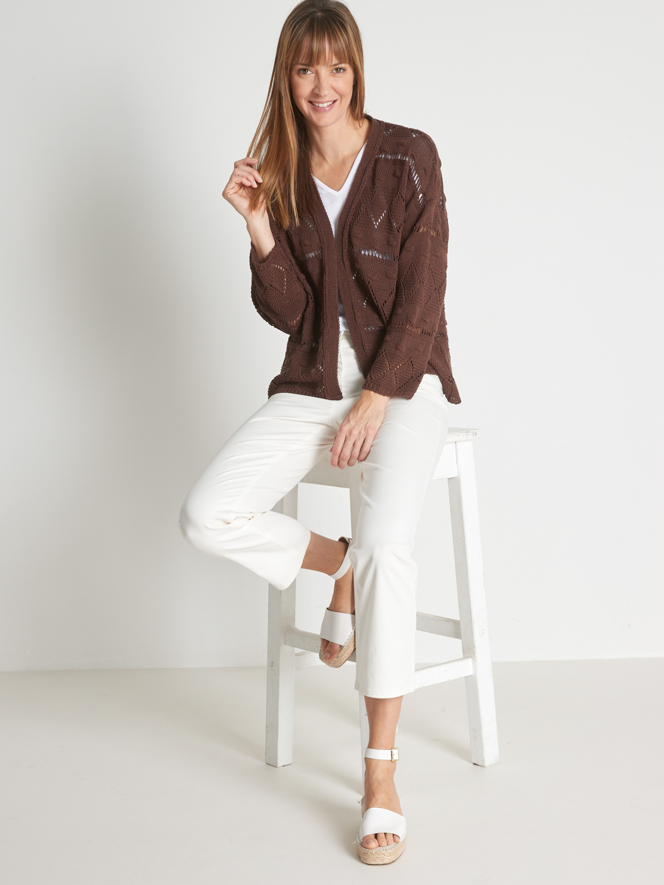 Gilet façon crochet