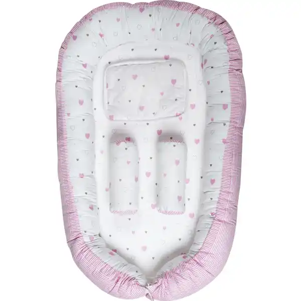 Babynest Herzchen, rosa