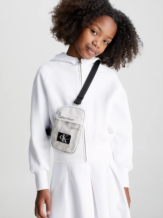 Bolsa de ombro infantil com logotipo