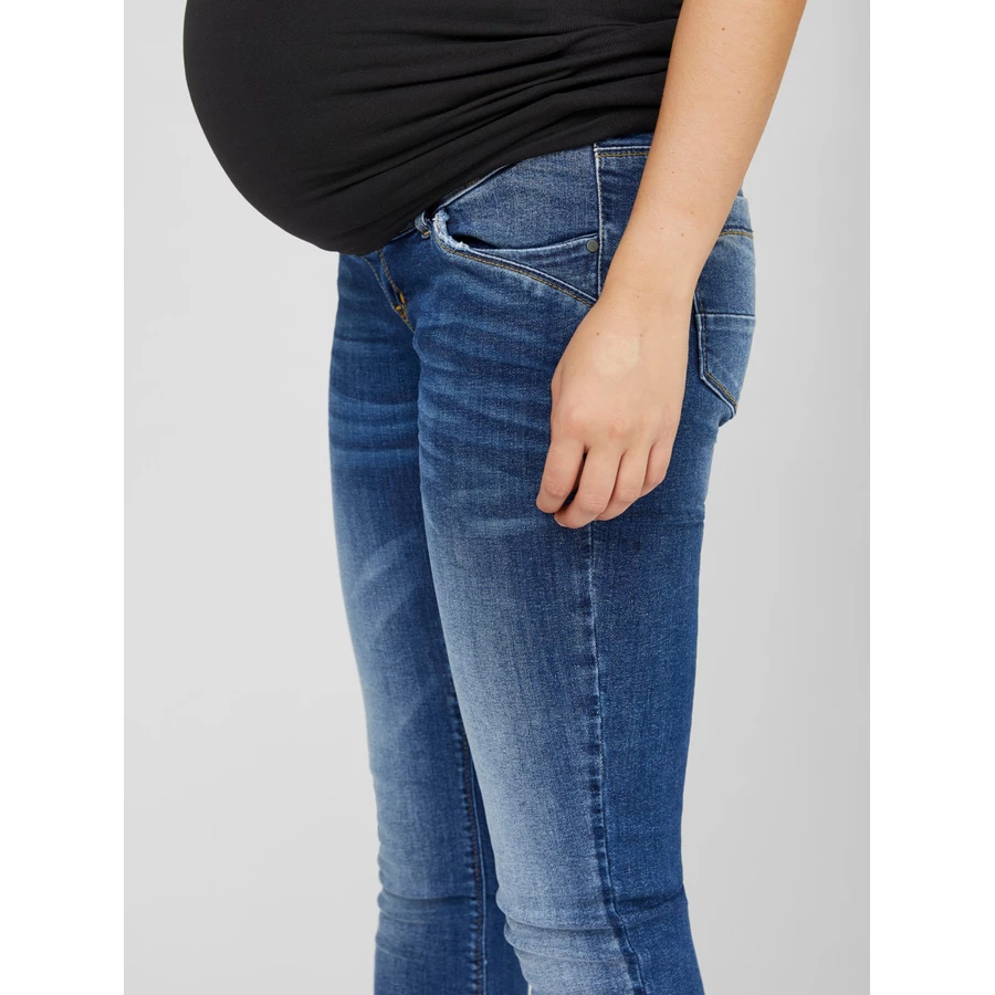 mama;licious Umstandsjeans MLSAVANNA Medium Blue Denim