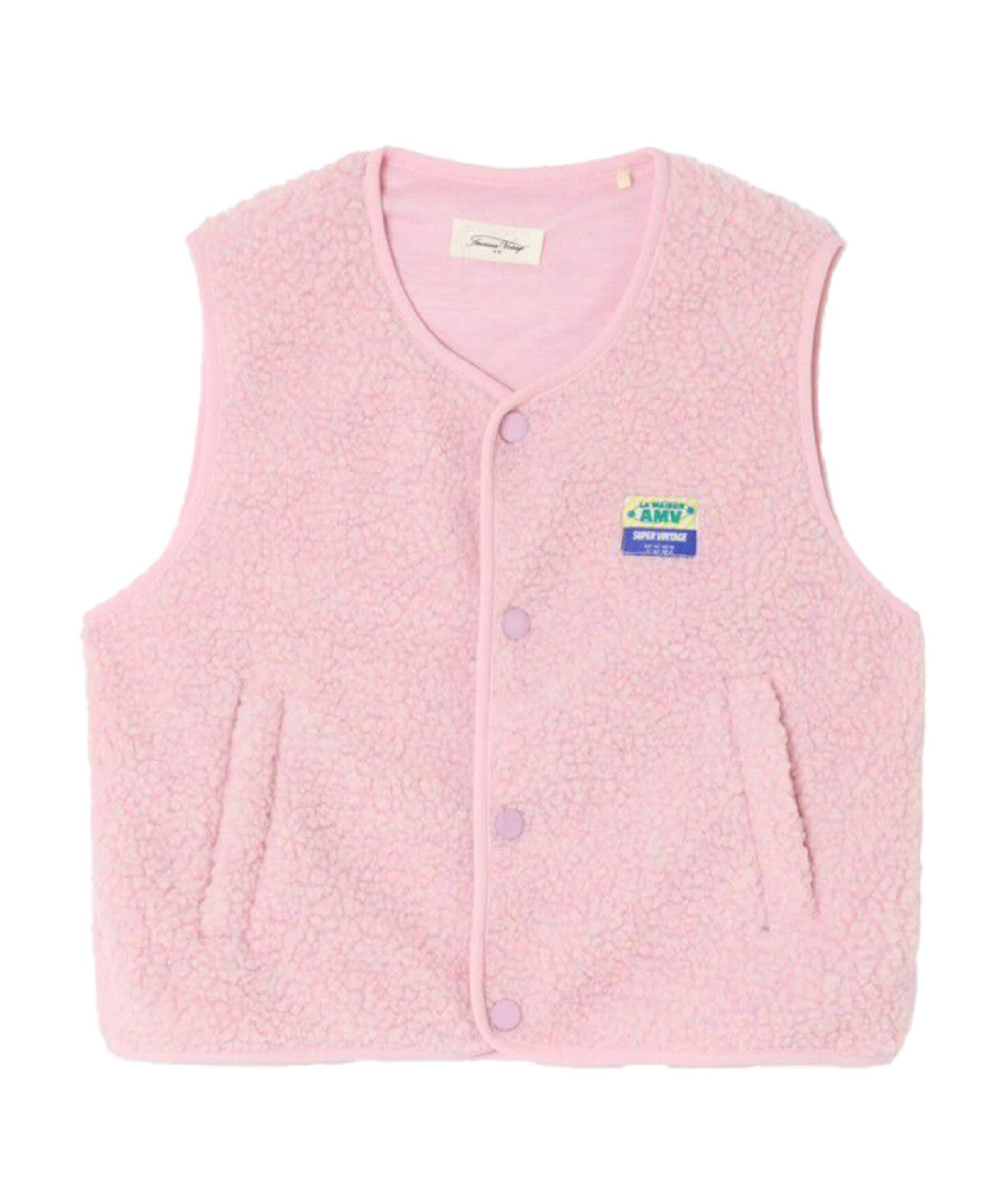 American Vintage Uniseks gilet  roze