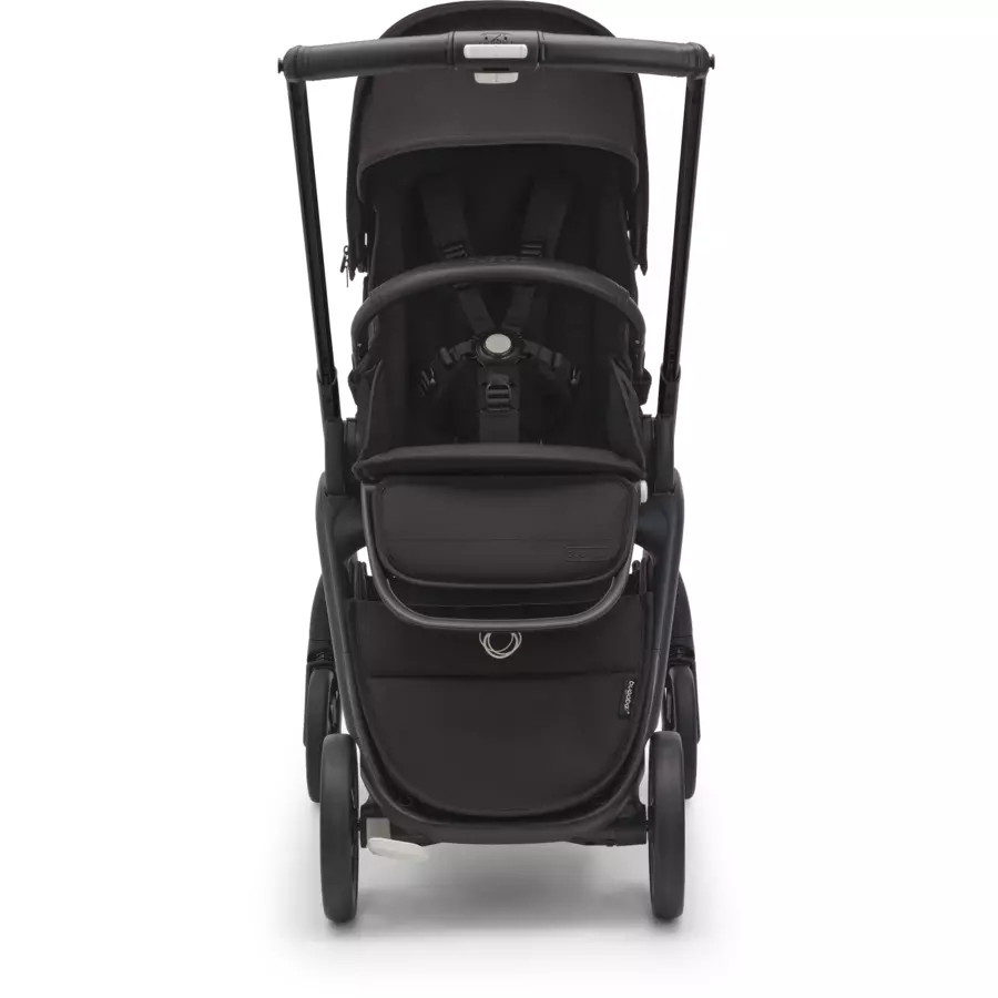 bugaboo Kinderwagen Dragonfly Complete BlackMidnight Black, Essential Bundle