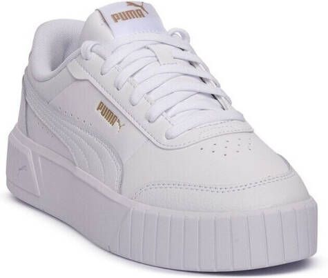 Puma Carina Mia leren sneakers wit