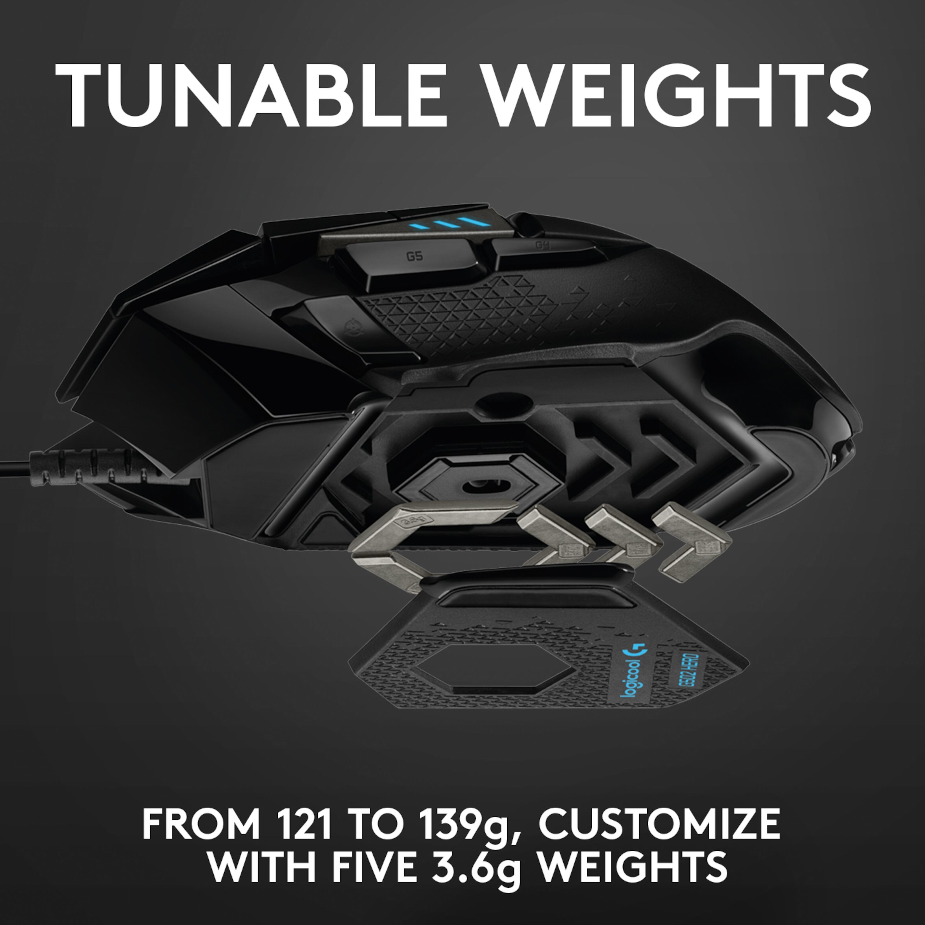 Logitech G 502 Hero Profesjonell gamingmus