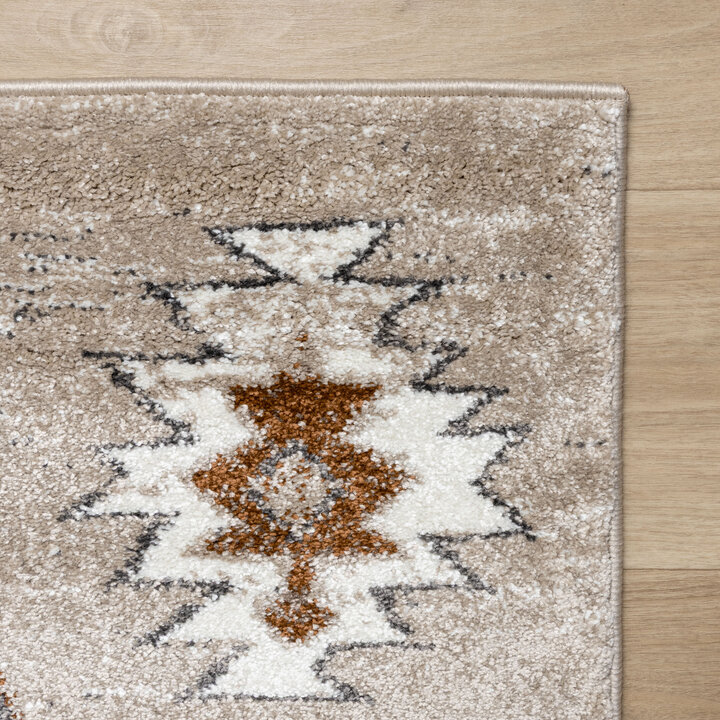 Berber vloerkleed - Blend Aztec Beige