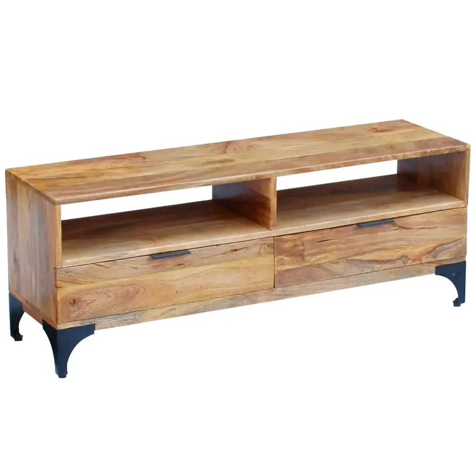 vidaXL - Tv-meubel - Bruin - Hout