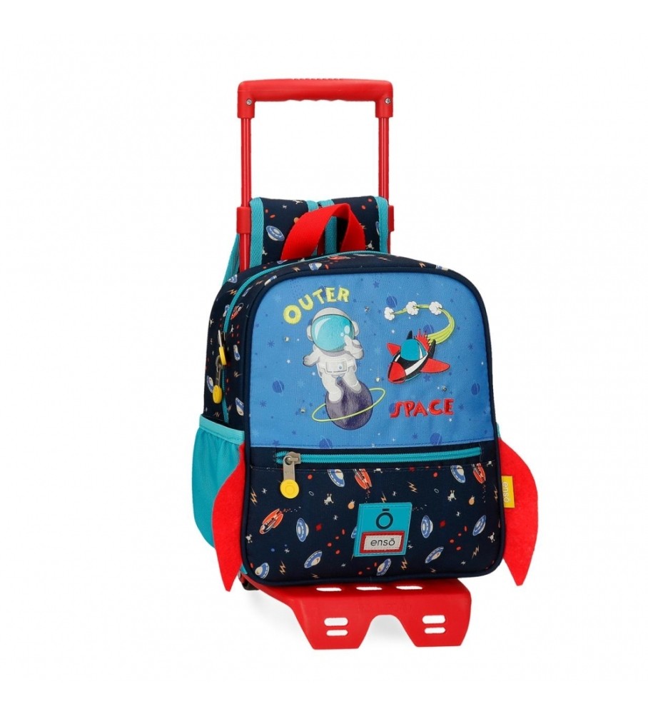 Mochila pré-escolar Enso Enso Outer Space com carrinho, 25 cm