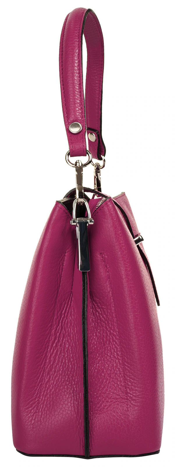 Cluty Henkeltasche echt Leder, Made in Italy