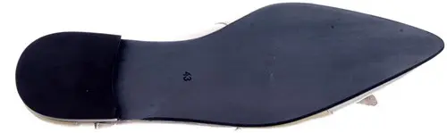 Babouche G-DUNJA-161 418 maat 43 ballerina geel combi Calandschoen