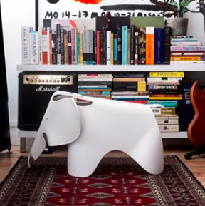 Kinderstoel Eames Elephant white