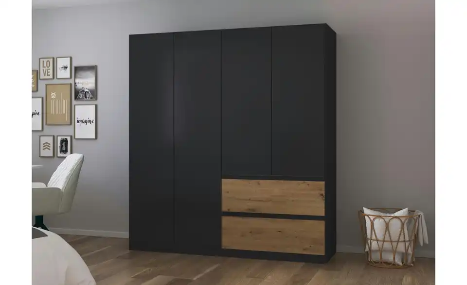 Drehtürenschrank 181 cm 4 Stück