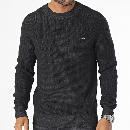 Pull Two Tone Texture 1947 Noir Chiné