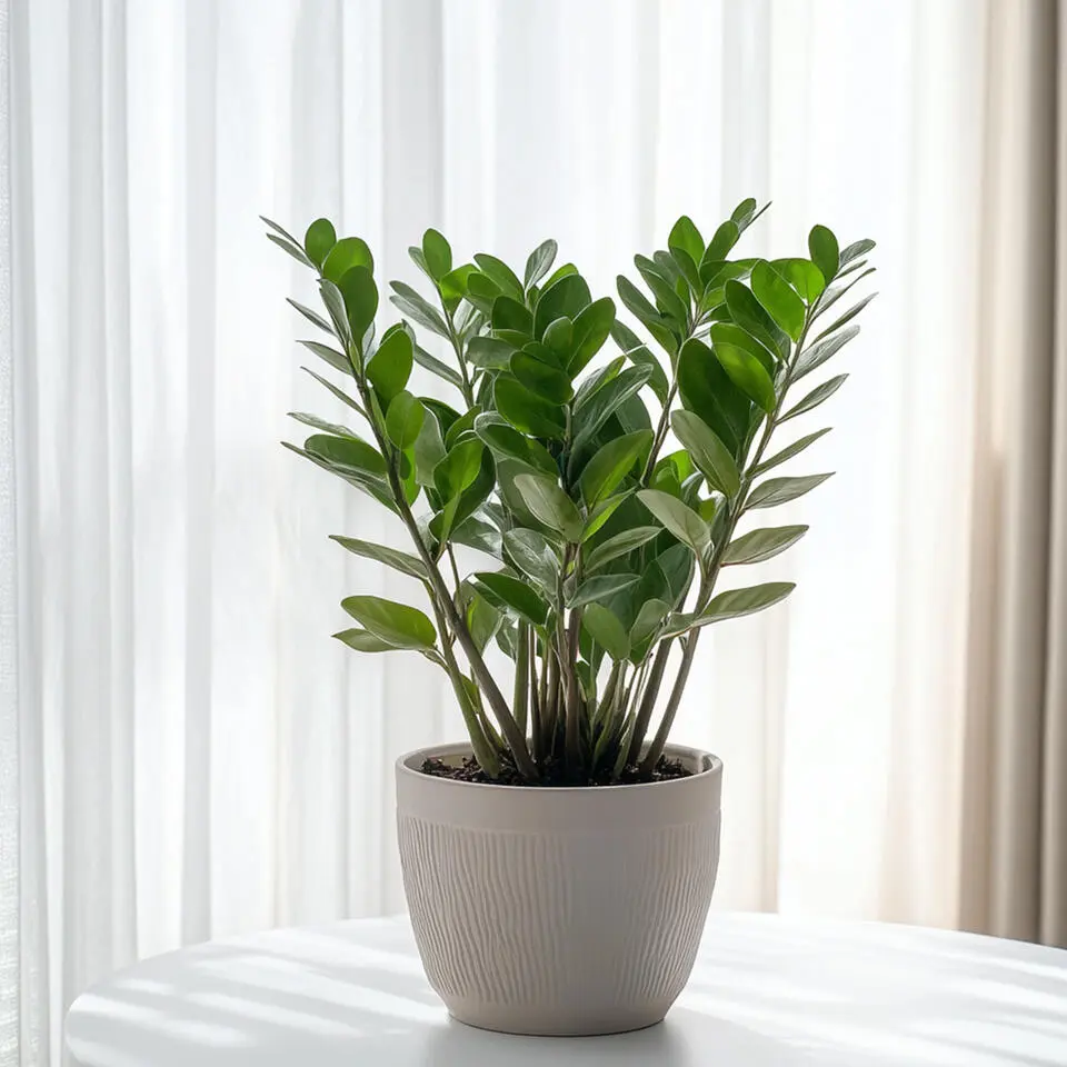 ZZ-plant - Zamioculcas Zamiifolia - Hoogte 55-65cm - ⌀17cm