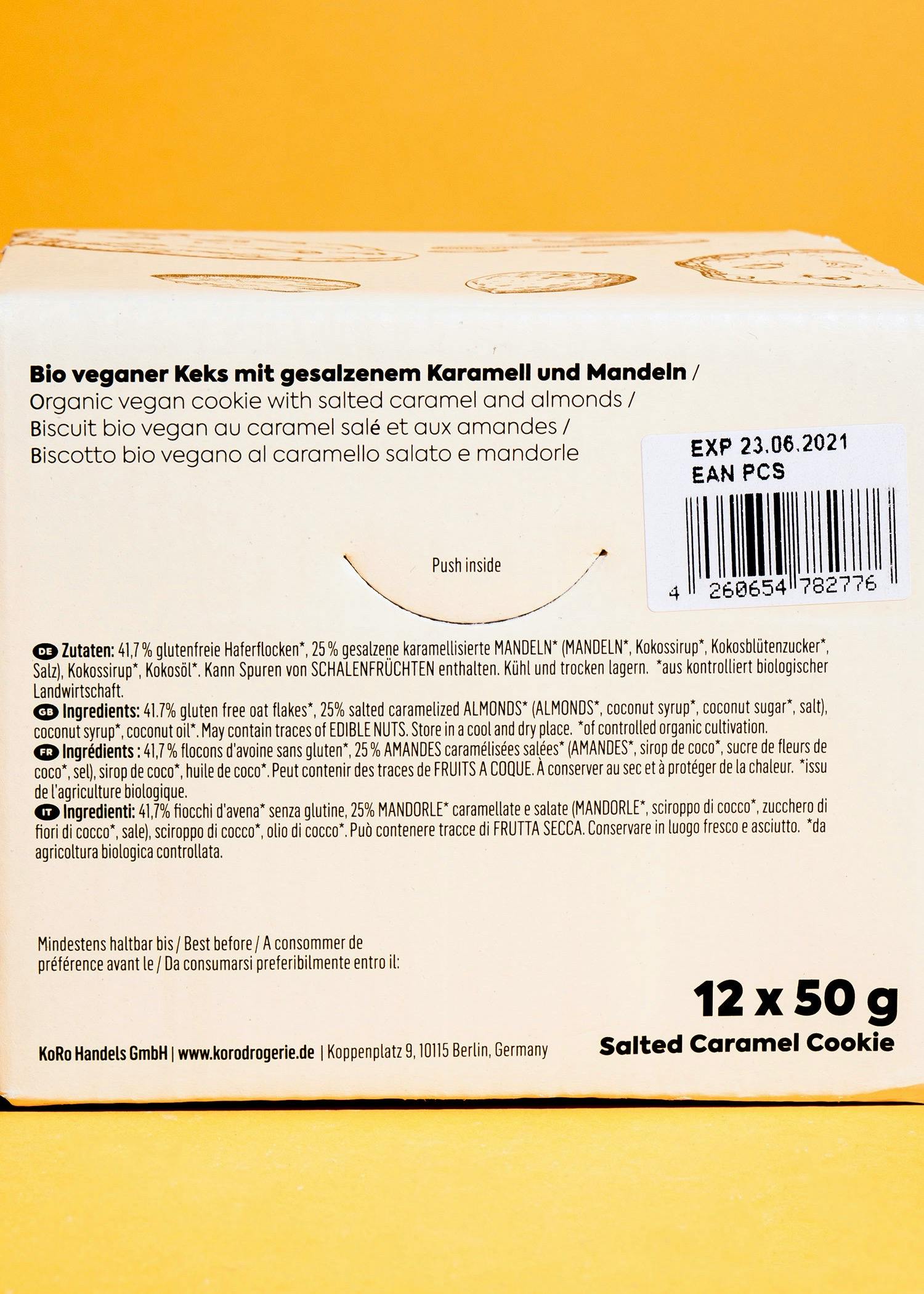 Bio Cookie Salted Caramel 50 g
