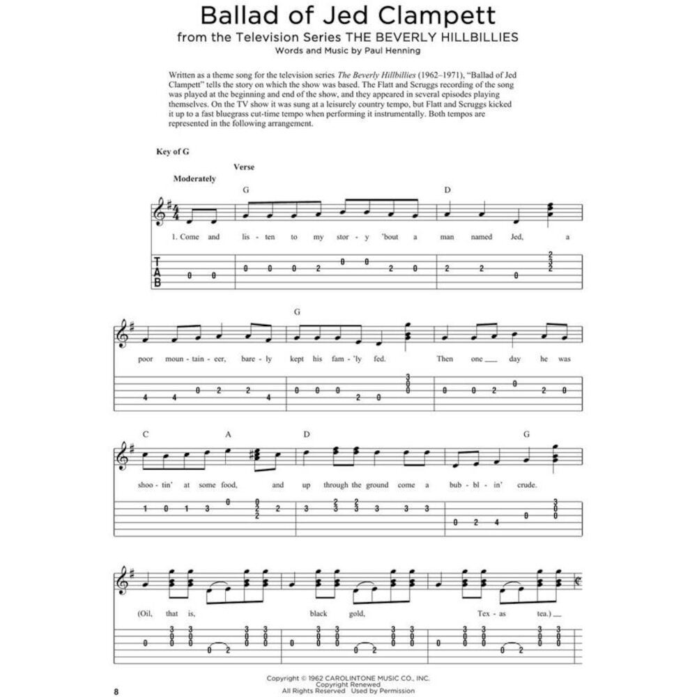 Hal Leonard First 50 Bluegrass Solos You Should Play on Guitar
