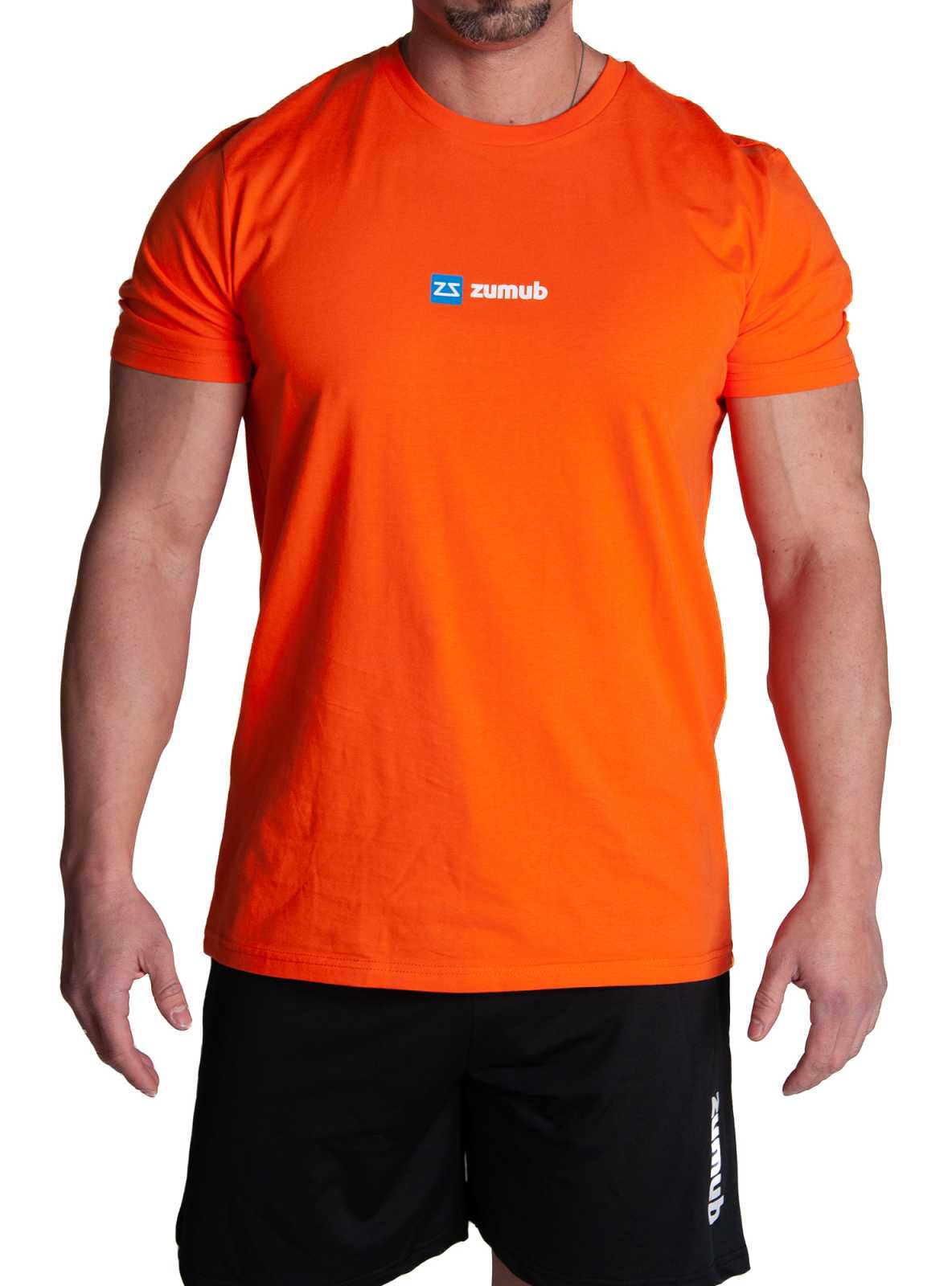 Camiseta Zumub, 100% algodão, laranja vibrante