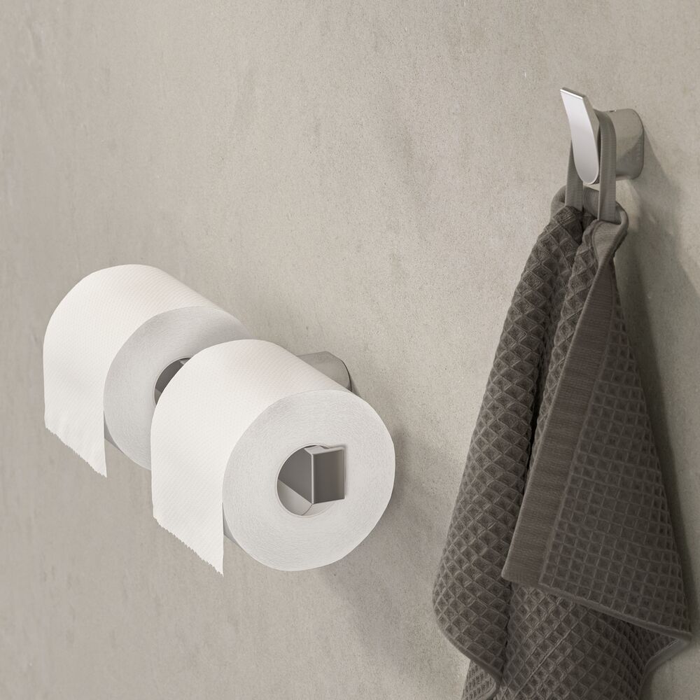 Geesa Wynk toiletrolhouder zonder klep dubbel chroom