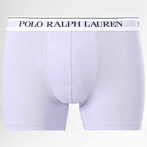 Lot De 3 Boxers Vert Clair Lila Bleu Marine