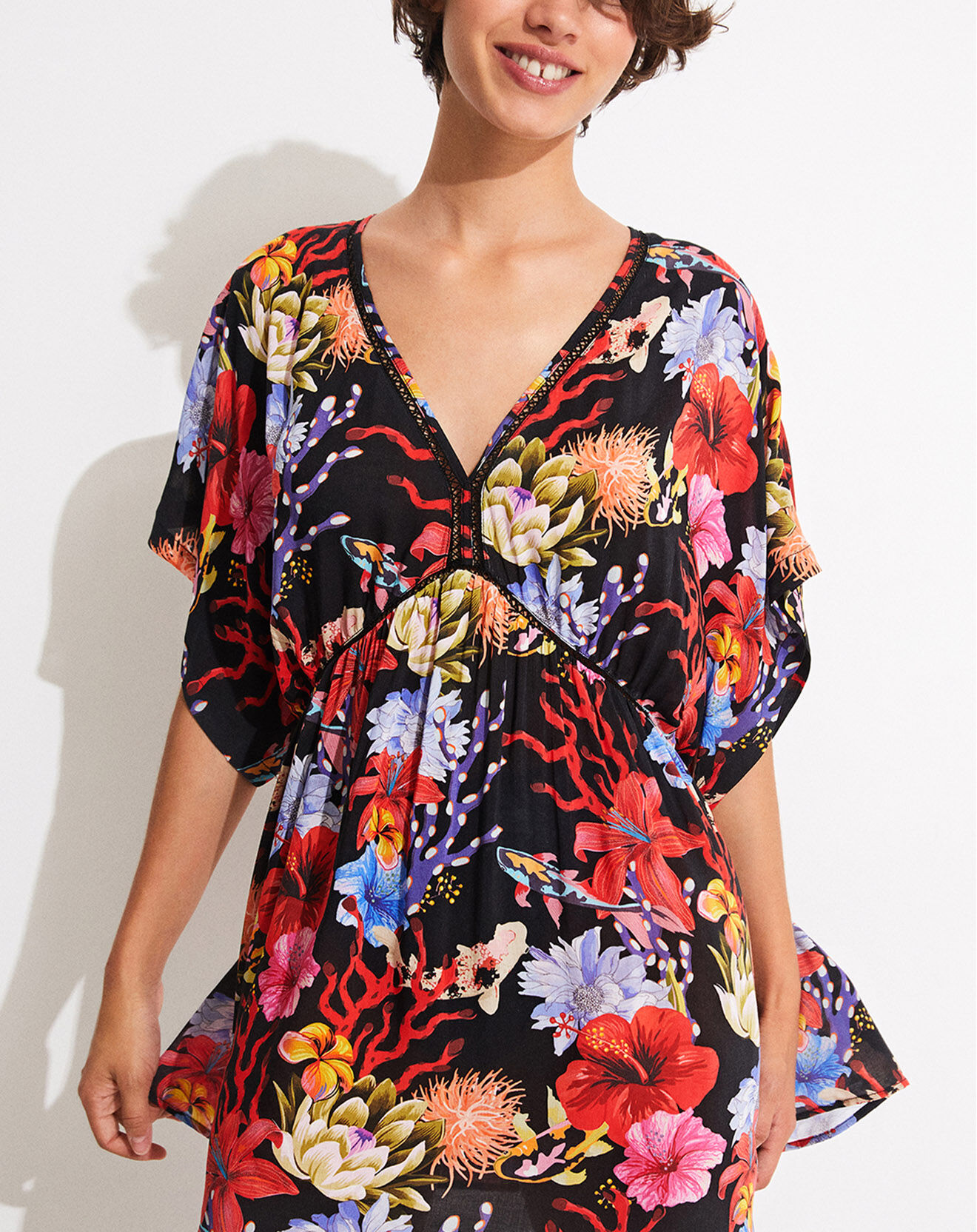 Desigual Robe de plage Lily-Rose multicolore