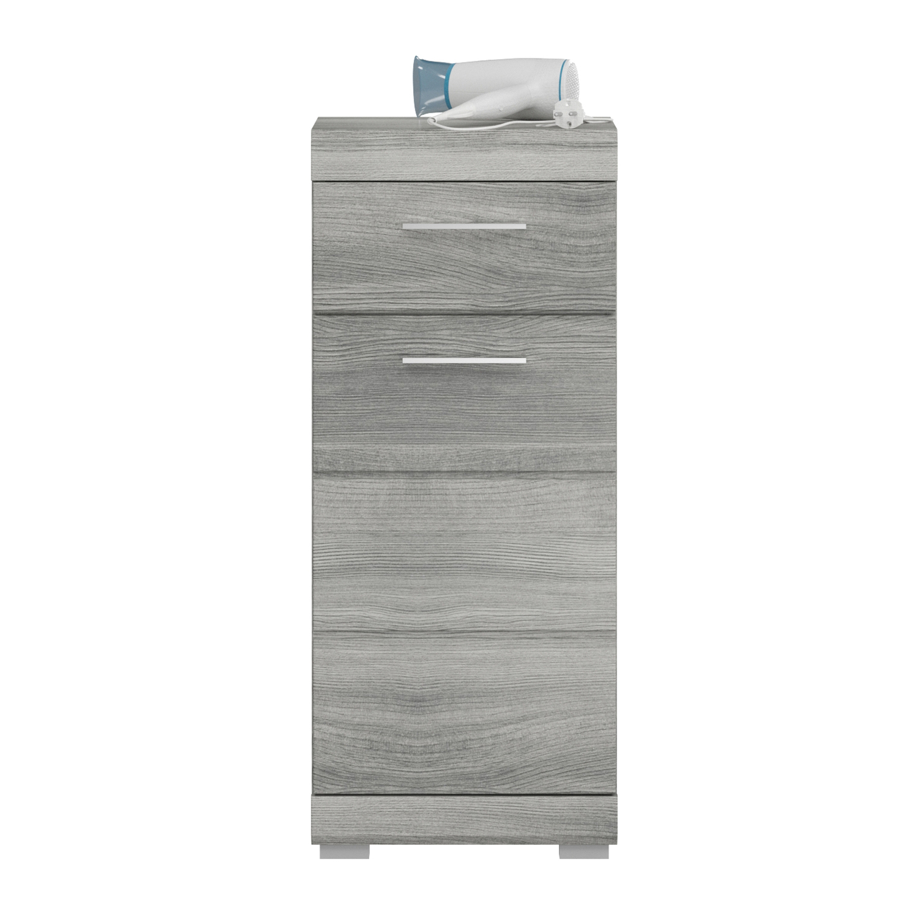 Highboard SOUL - Rauchsilber - 37 cm breit