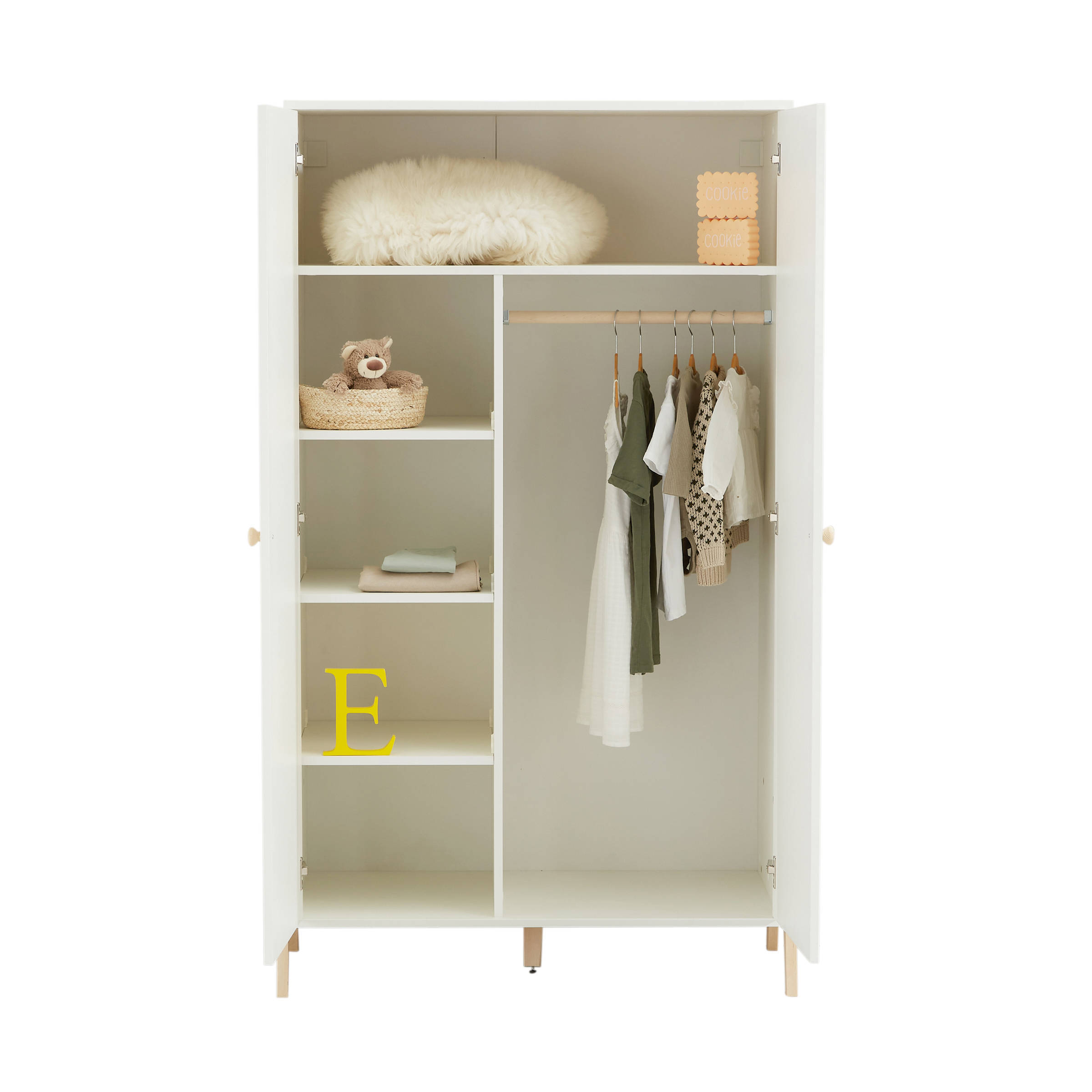 NOUS Living 2-deurs kledingkast Quinn