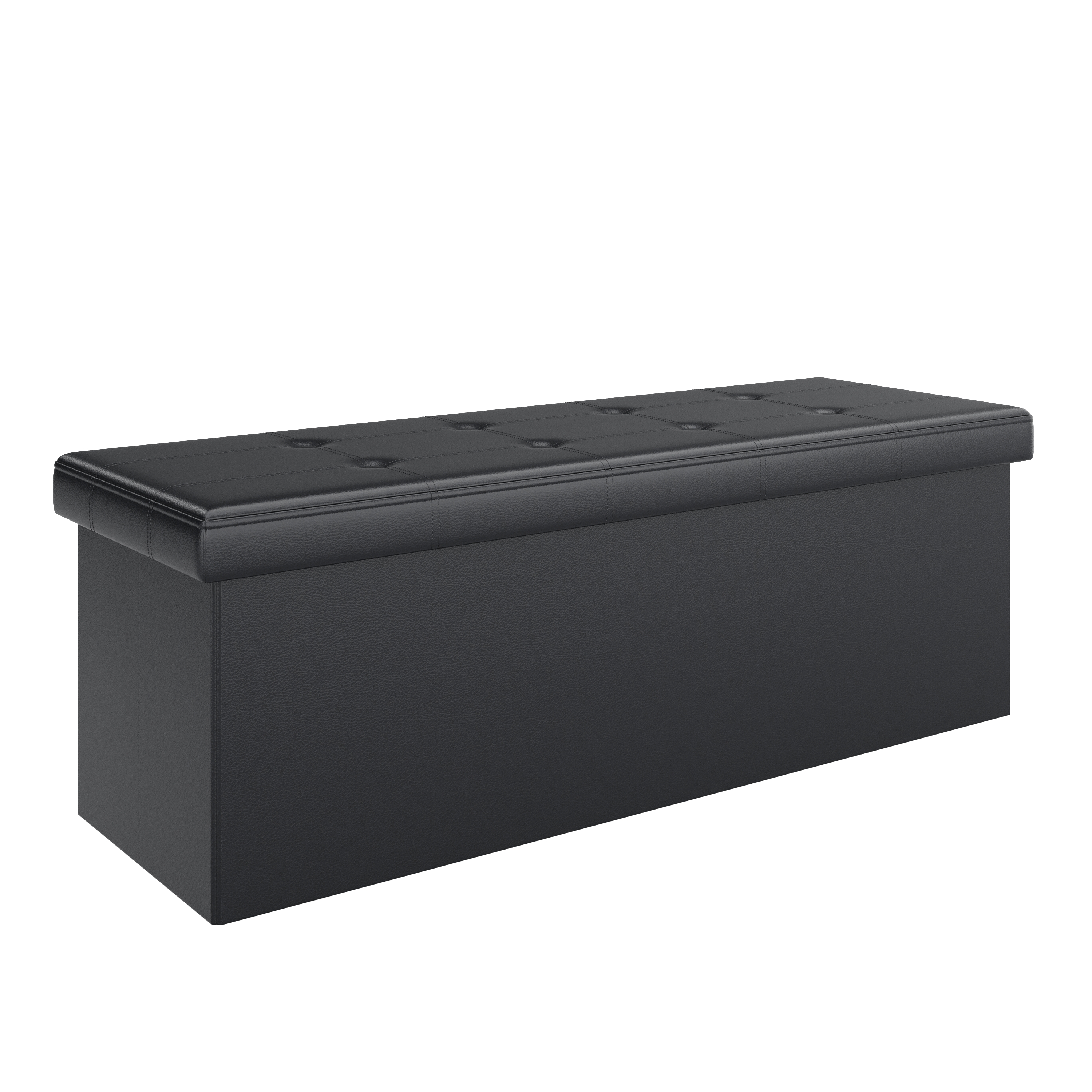 Sitzbank Leder QUINN 110 cm schwarz