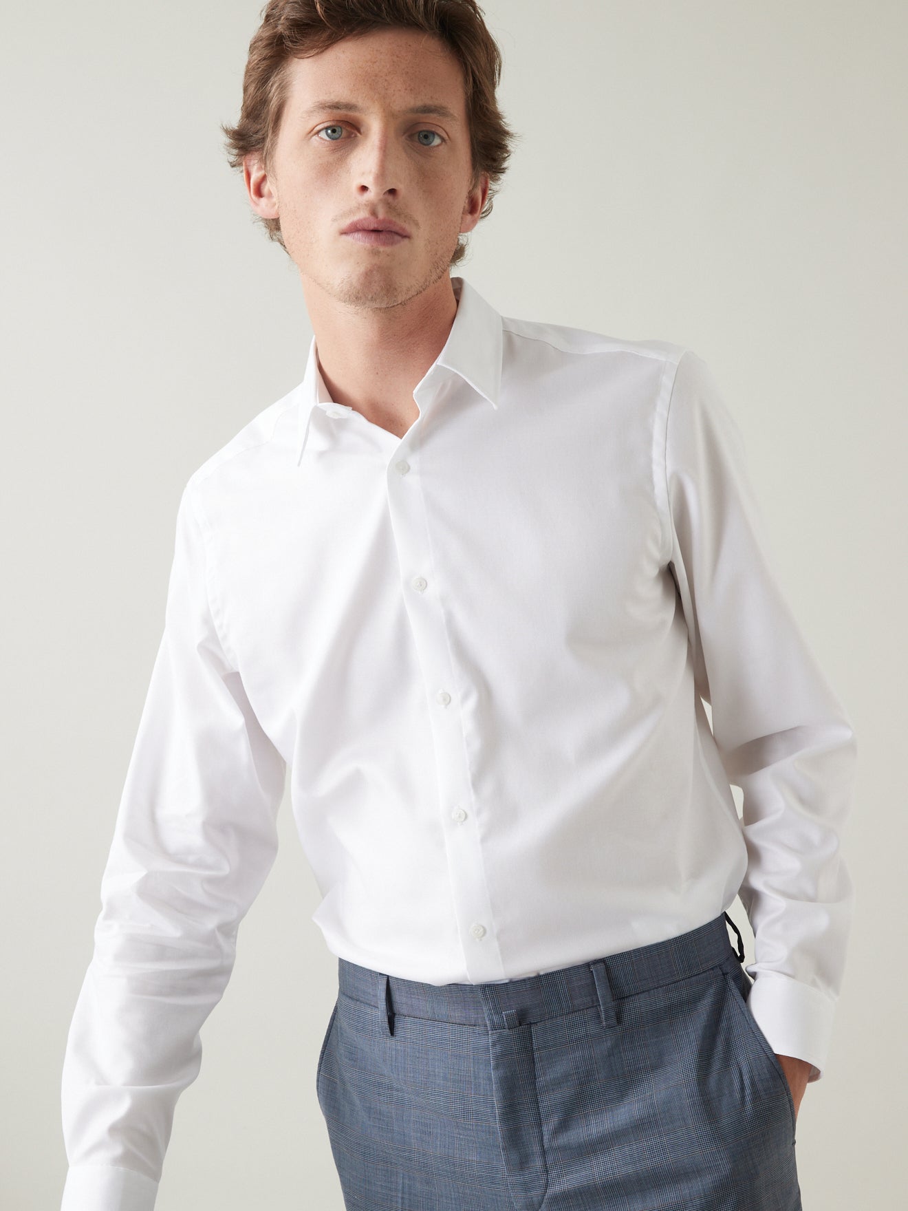 Chemise Regular Fit pinpoint homme non iron