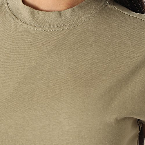 Robe Tee Shirt Sans Manches Femme TB1910 Vert Kaki