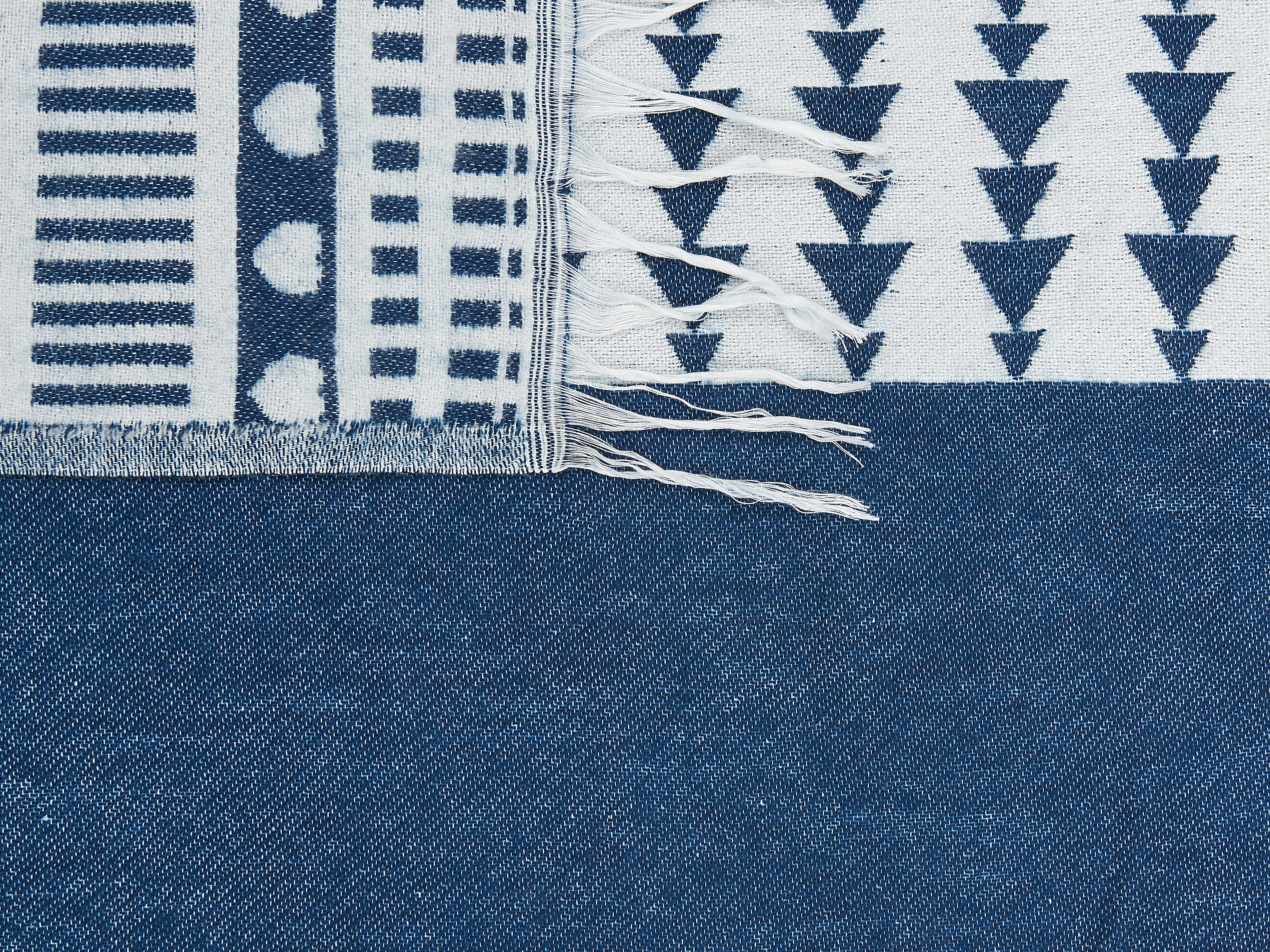 Plaid TARLAY Stof 130 x 170 cm Blauw