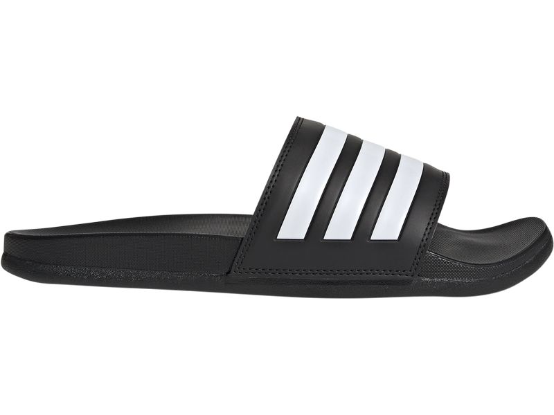 adidas Adiletten COMFORT Schwarz matt/Weiss, 42 Slippers für vielseitigen Komfort