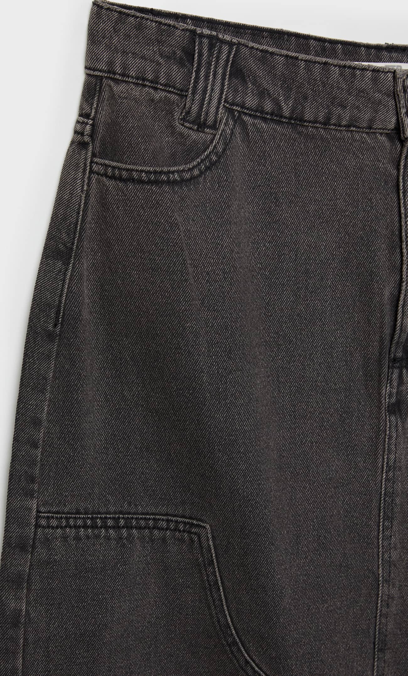 Saia longa de jeans
