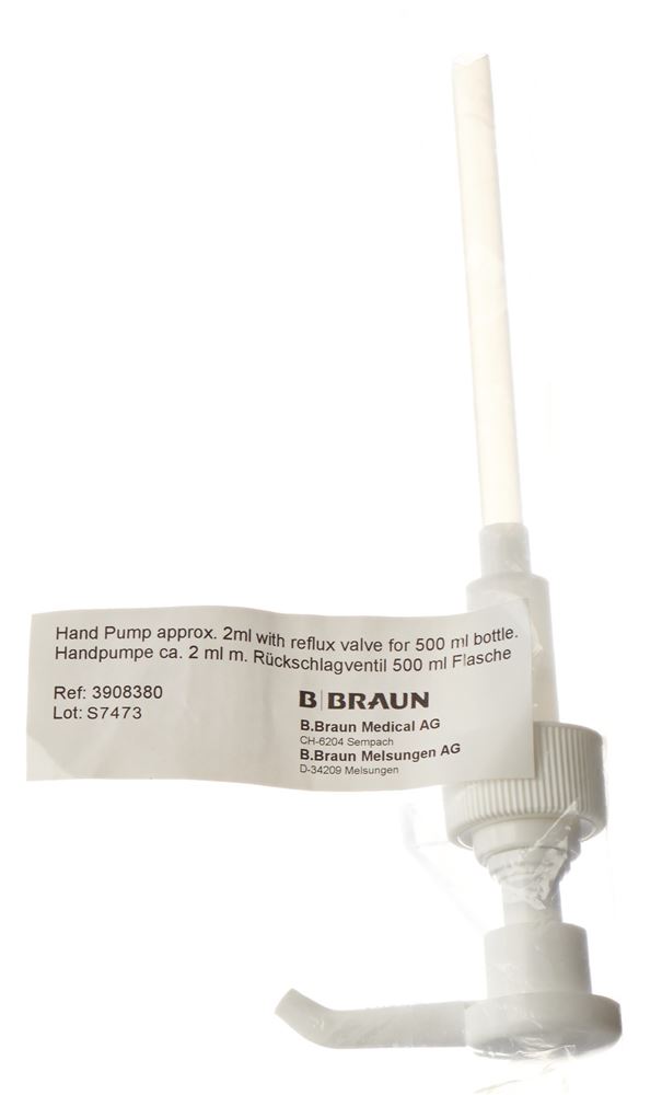 B. BRAUN Dosierpumpe 500ml (2ml) mit Rückschlagventil 1 Stk
