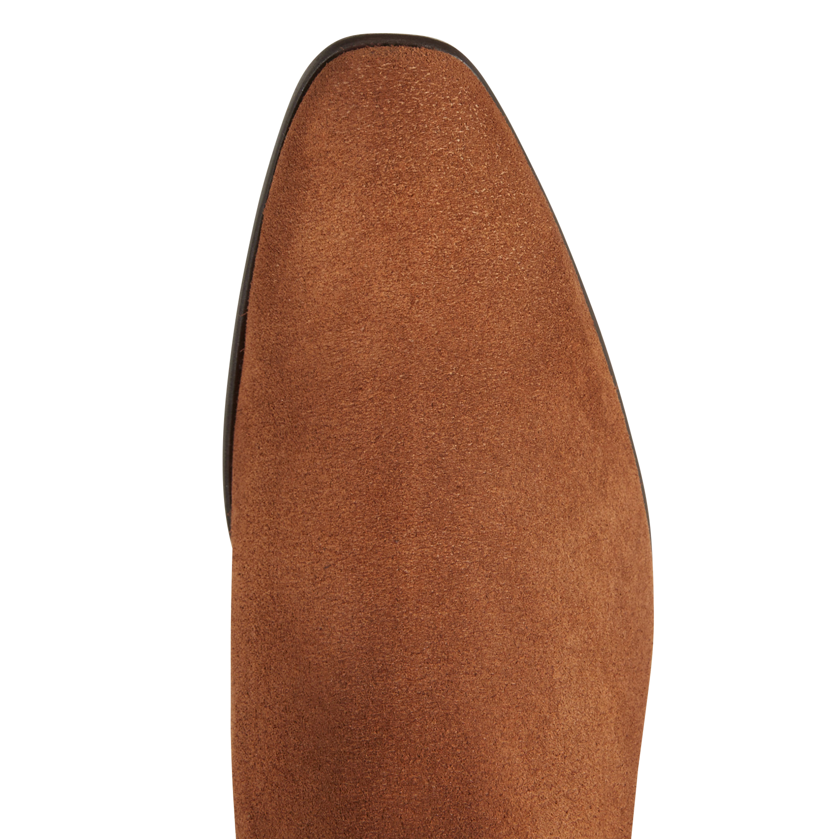 Boots en cuir de veau mélangé| Marron