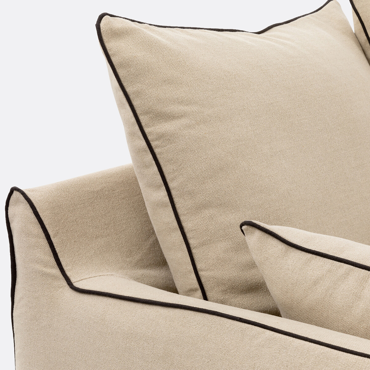 LA REDOUTE INTERIORS<br>Sofá em linho grosso, Odna