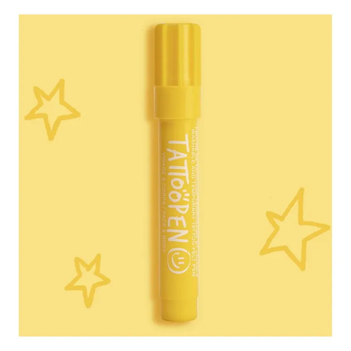 Nailmatic Kids Feutre de tatouage temporaire Tattoopen | Jaune