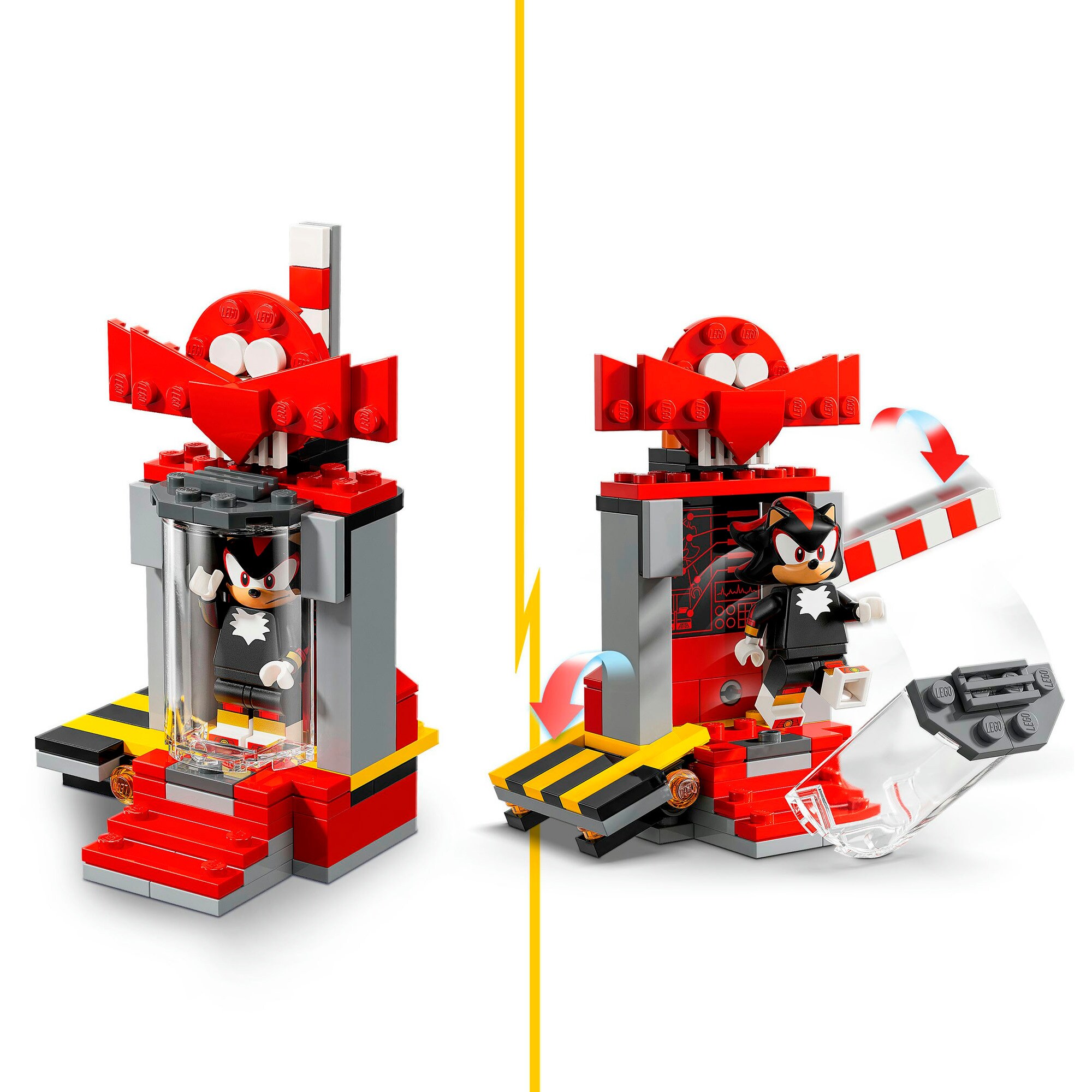 LEGO Konstruktionsspielzeug Sonic the Hedgehog Shadow the Hedgehog Flucht