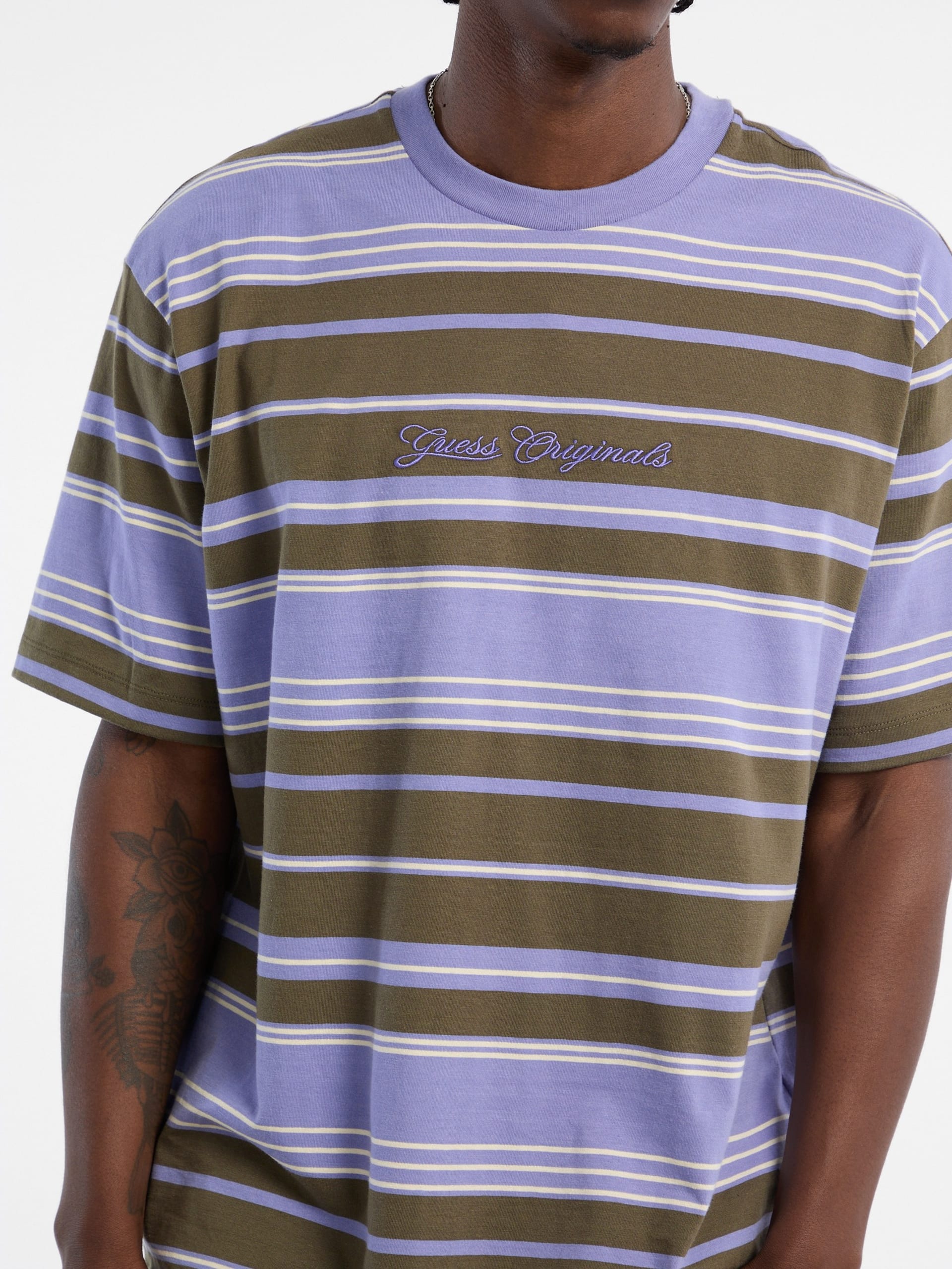 Camiseta GUESS Originals Eco Stripe