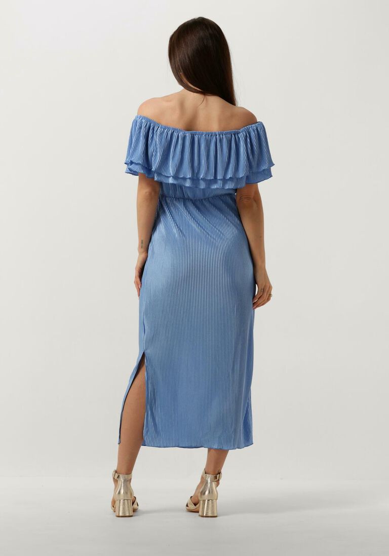FREEBIRD lichtblauwe freebird midi jurk bonne