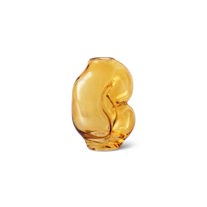 HKliving - Gleam Glasvase small, amber