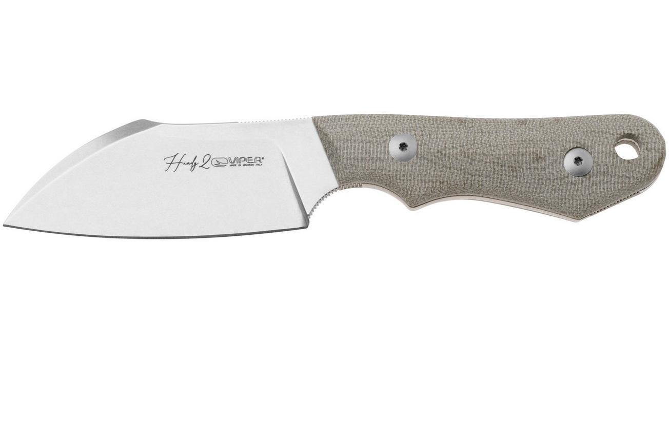 Viper Handy 2 VT4050CG Green Canvas Micarta, vaststaand mes