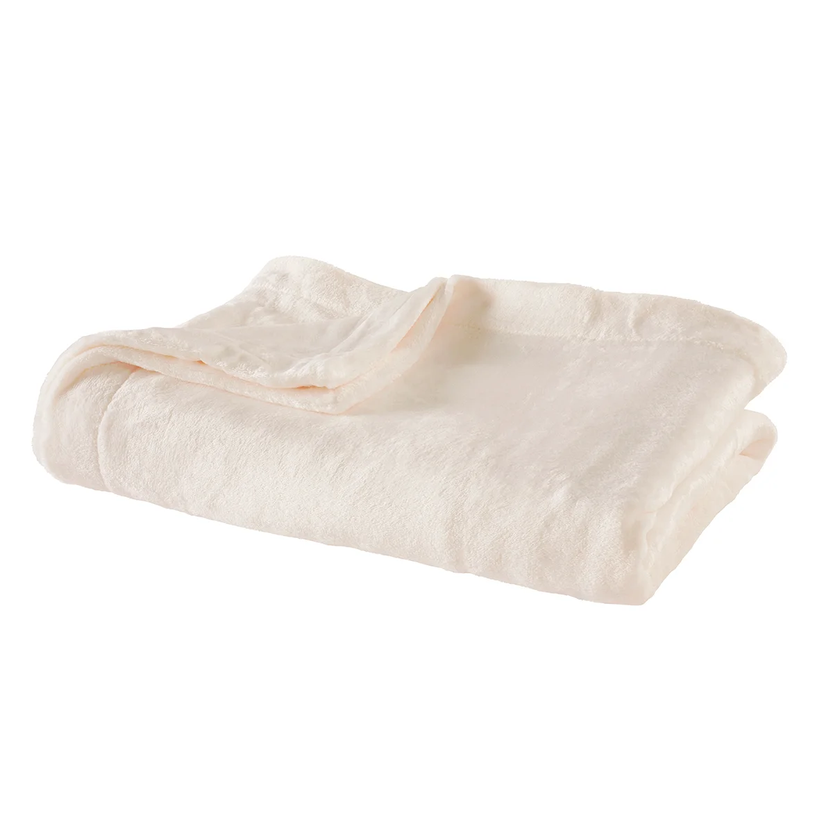 Plaid Polaire Extra Doux Coloris Ecru