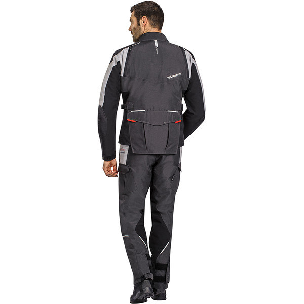 Ixon - Veste Balder Noir / Gris / Rouge