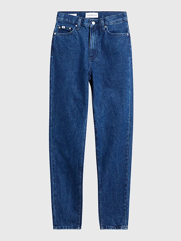 Calça jeans de mãe
