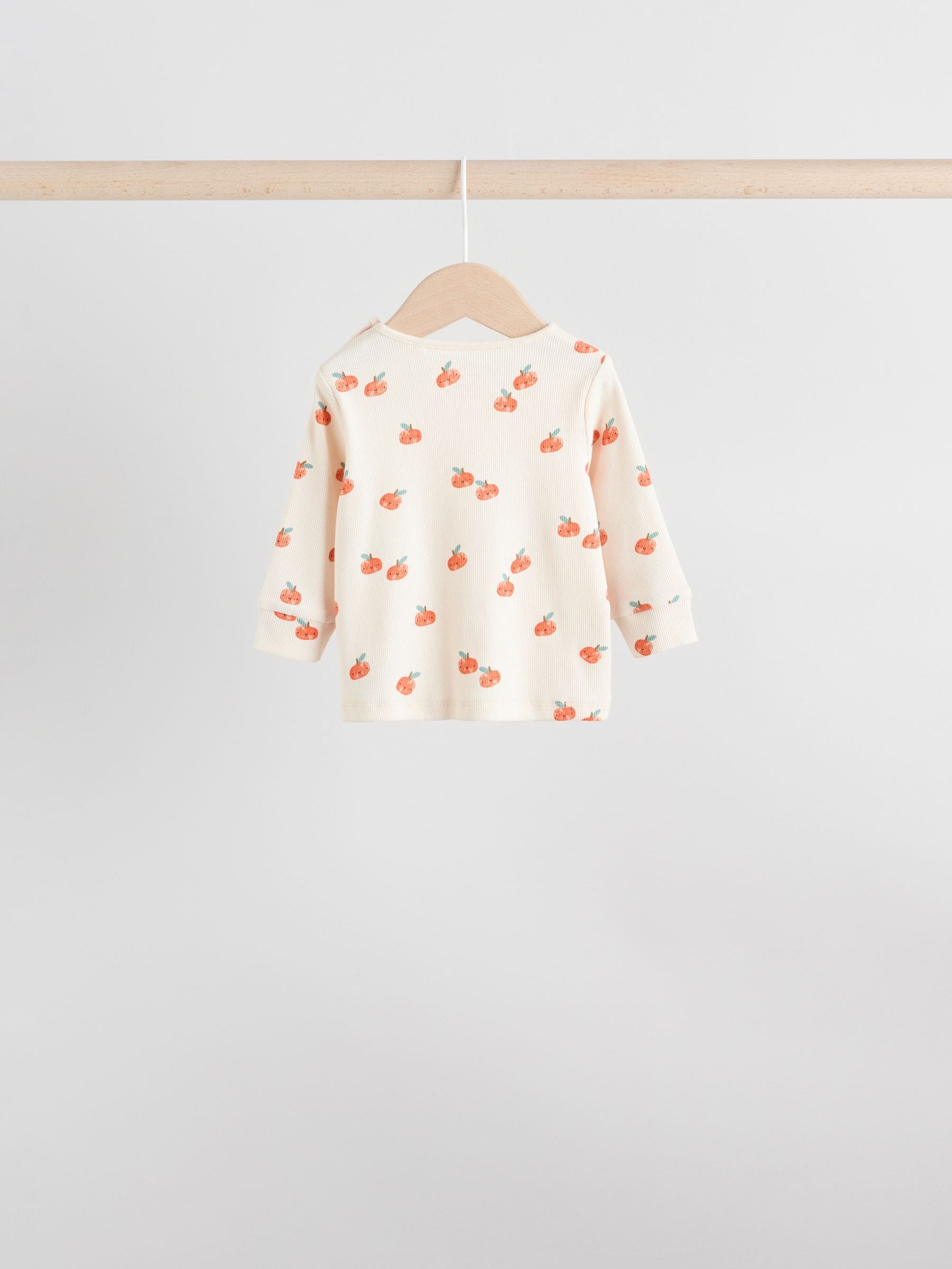 Green/Neutral Autumnal Print - Top en Leggings 6 -delige Baby Set (0mnd-2jr)