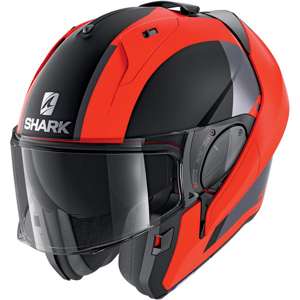 Shark - Casque Evo-ES Endless Orange Mat / Noir / Gris