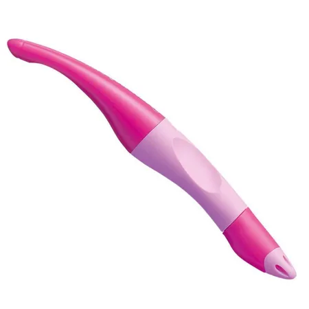 STABILO Ergonomischer Tintenroller EASYoriginal, hellpink/dunkelpink, mit Patrone, Linkshänder