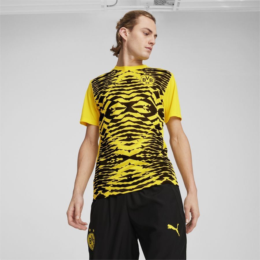 Puma Maillot d’avant-match à manches courtes Borussia Dortmund Homme